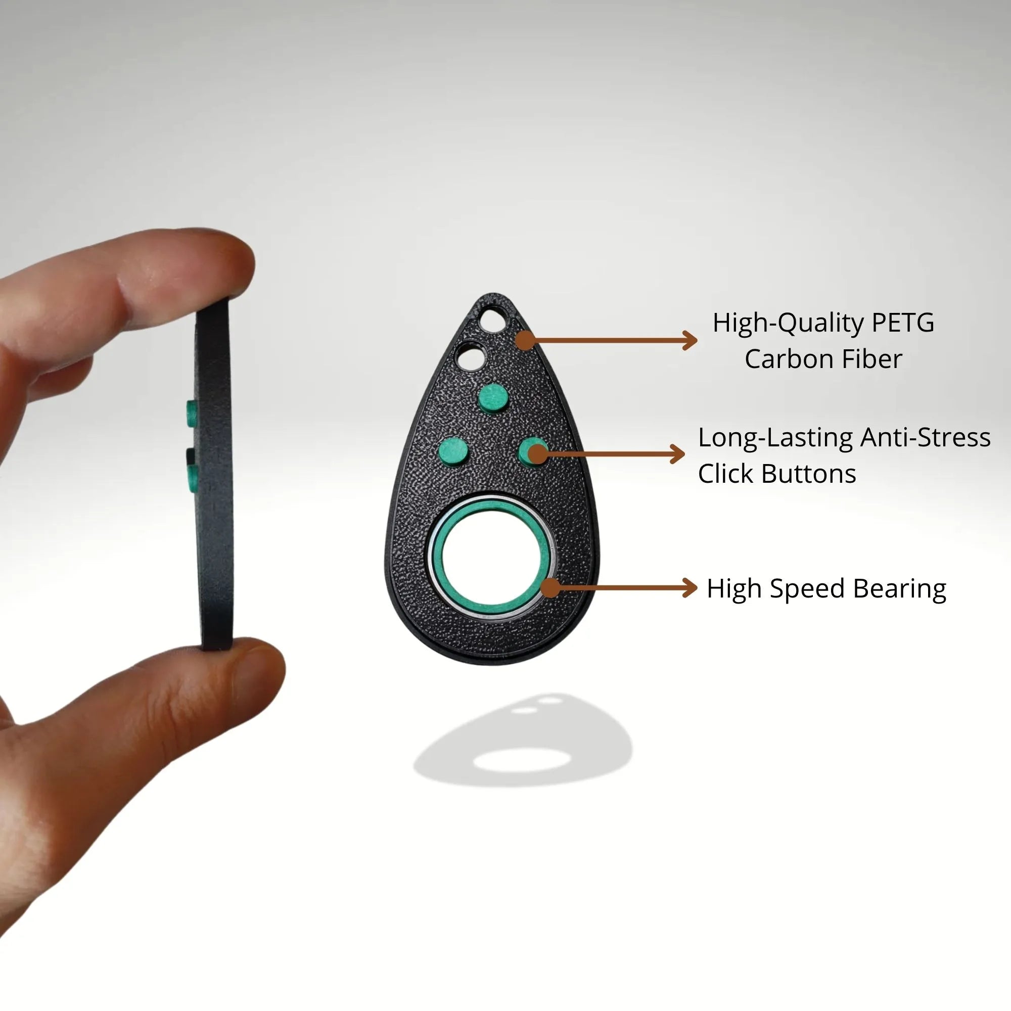 ClickDrop Spinner Keychain V2