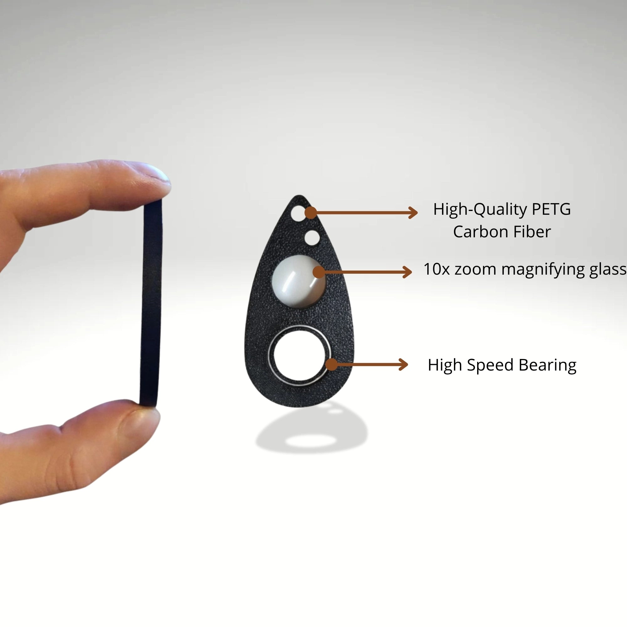 Lens Spinner Keychain V2
